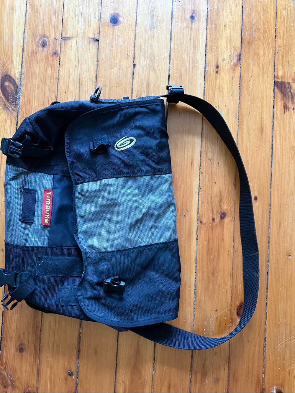 Timbuk2 Black and Gray Two-Tone Messenger Bag